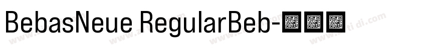 BebasNeue RegularBeb字体转换